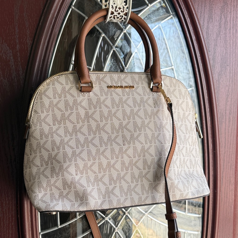 Michael Kors Cindy Large Dome Satchel